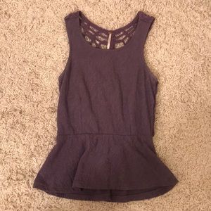 Free People Peplum Top